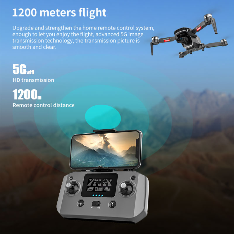 L106 Pro 3 Drohne 5G WIFI FPV  – Drone Gimbal Brushless Bewertung und Preis